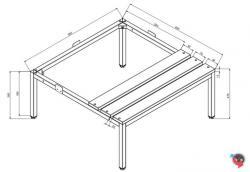 Sitzbank-Untergestell